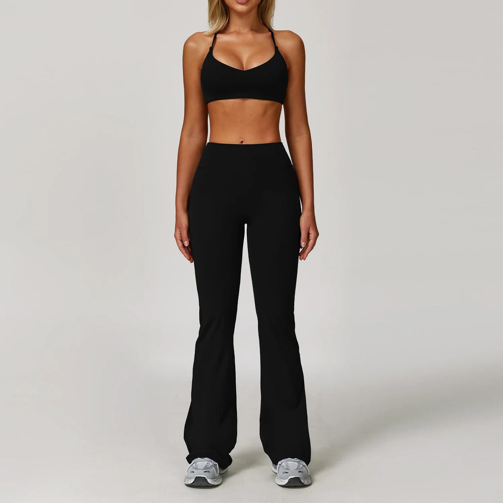 Gym Outfit Women Tracksuit 2/3PCS Yoga Suit Sports Set Running Workout Clothe Long Sleeve Sports Bra Athletic Wear Yoga Clothing