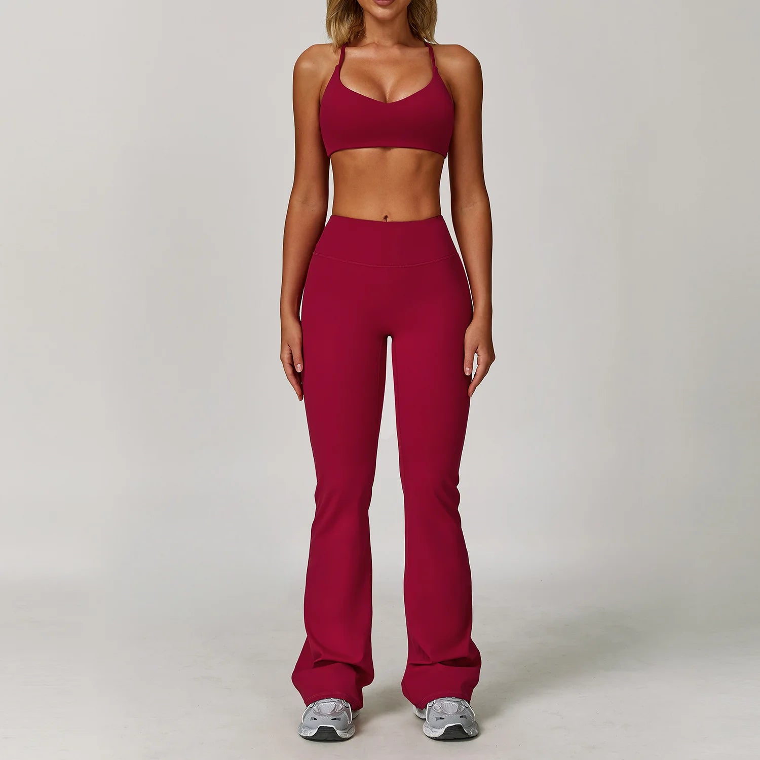 Gym Outfit Women Tracksuit 2/3PCS Yoga Suit Sports Set Running Workout Clothe Long Sleeve Sports Bra Athletic Wear Yoga Clothing