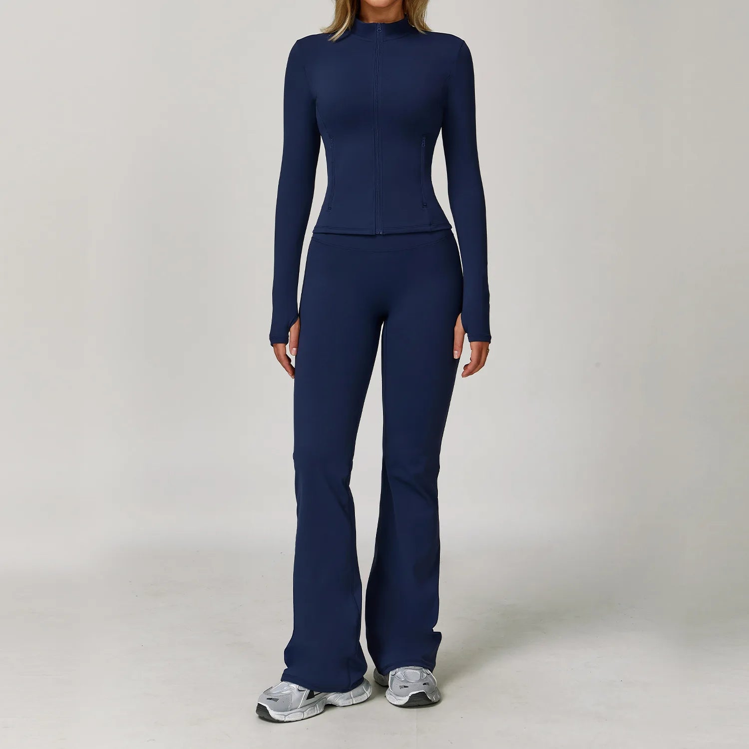 Gym Outfit Women Tracksuit 2/3PCS Yoga Suit Sports Set Running Workout Clothe Long Sleeve Sports Bra Athletic Wear Yoga Clothing