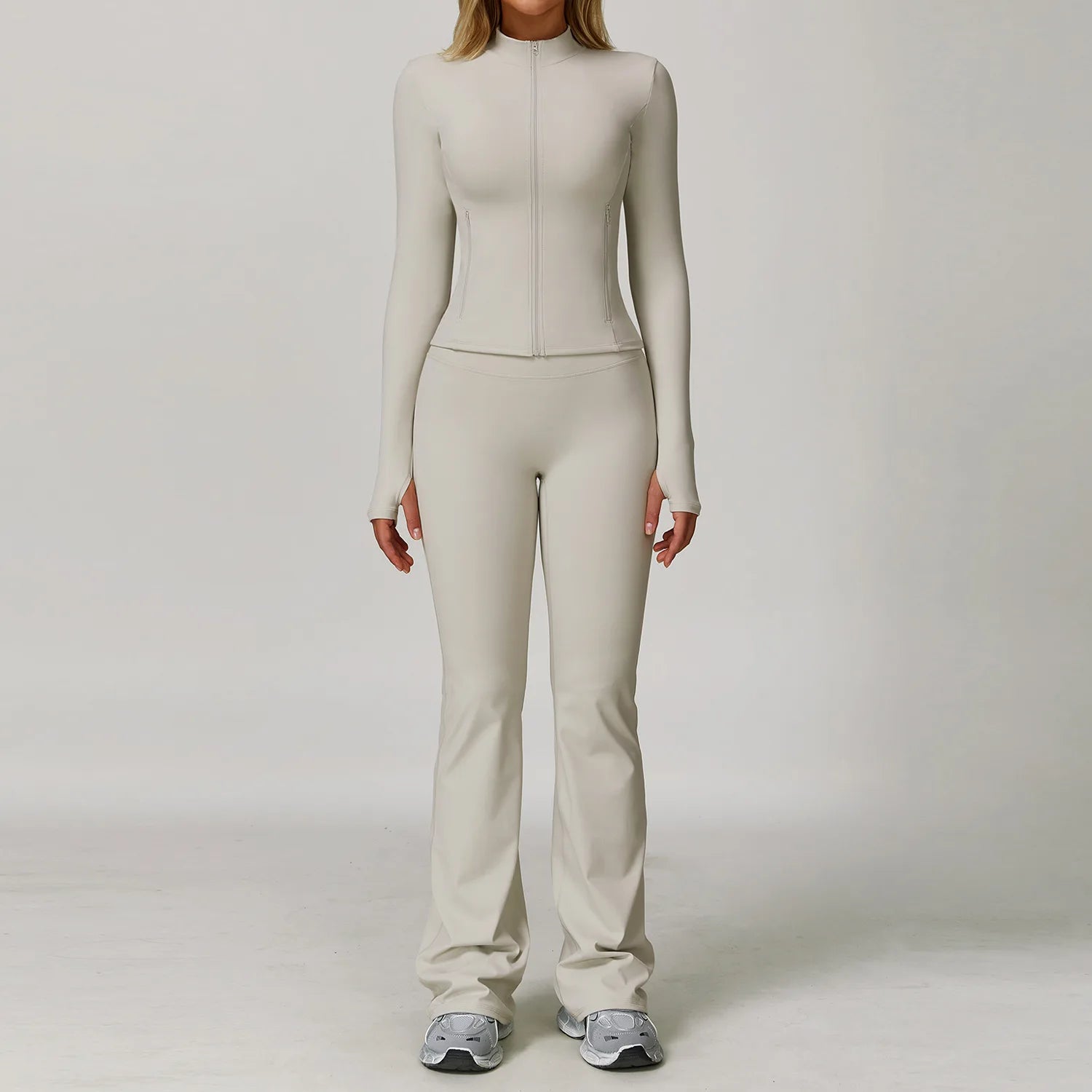 Gym Outfit Women Tracksuit 2/3PCS Yoga Suit Sports Set Running Workout Clothe Long Sleeve Sports Bra Athletic Wear Yoga Clothing