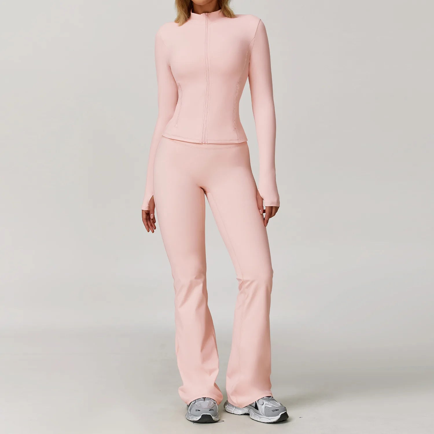 Gym Outfit Women Tracksuit 2/3PCS Yoga Suit Sports Set Running Workout Clothe Long Sleeve Sports Bra Athletic Wear Yoga Clothing