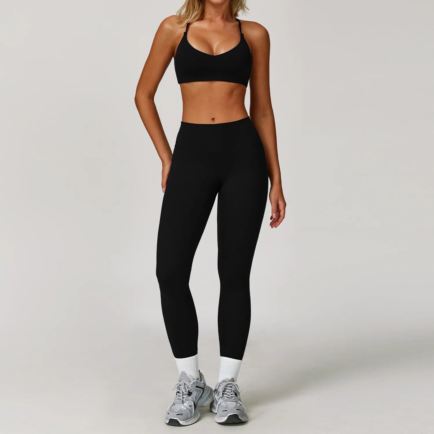 Gym Outfit Women Tracksuit 2/3PCS Yoga Suit Sports Set Running Workout Clothe Long Sleeve Sports Bra Athletic Wear Yoga Clothing
