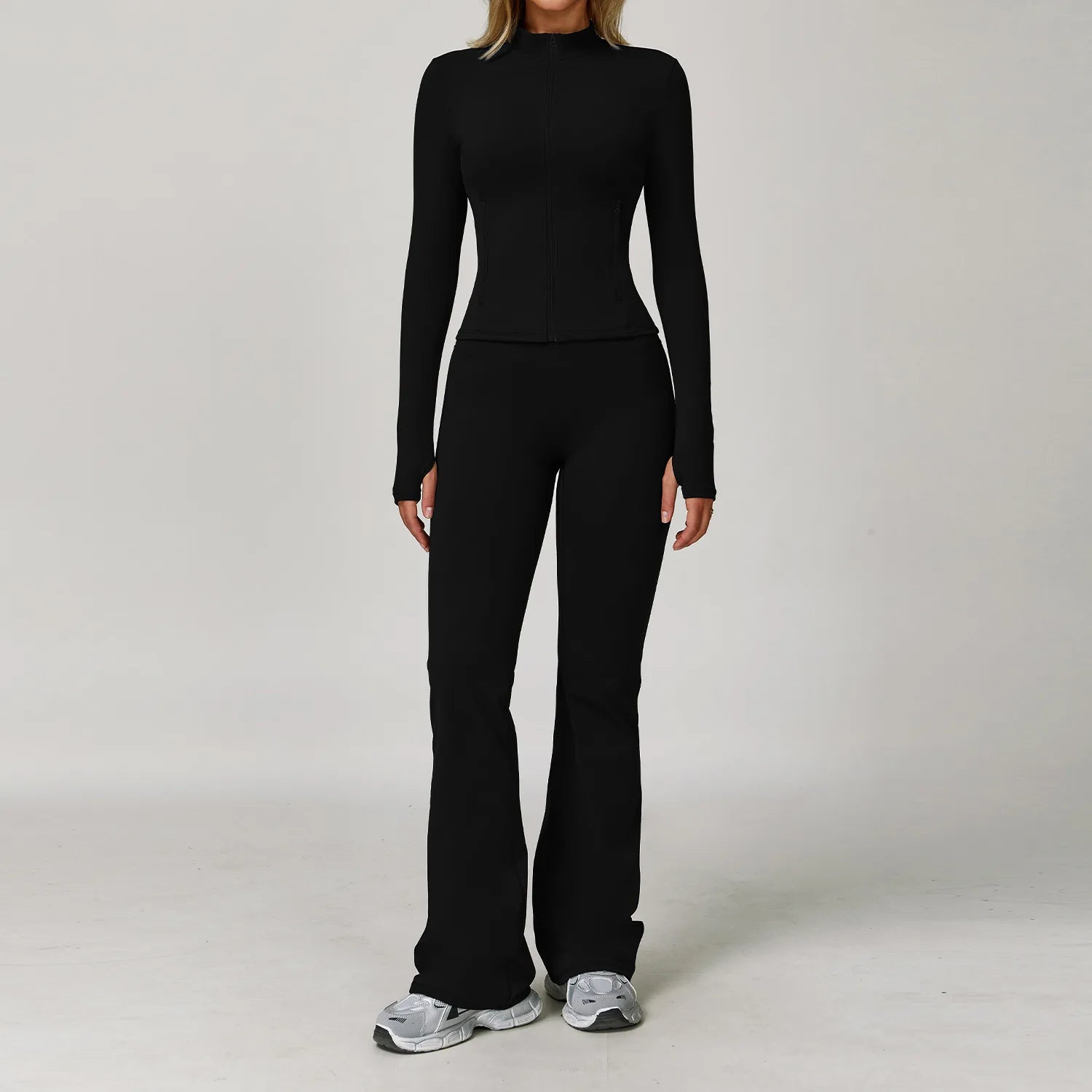 Gym Outfit Women Tracksuit 2/3PCS Yoga Suit Sports Set Running Workout Clothe Long Sleeve Sports Bra Athletic Wear Yoga Clothing